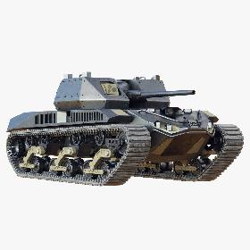 Future Electric Tank Ripsaw M5 3D model